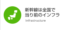 新幹線は全国で当り前のインフラ